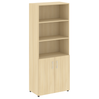 Шкаф высокий широкий (2 низких фасада ЛДСП) Yalta LT.ST-1.1 акация лорка